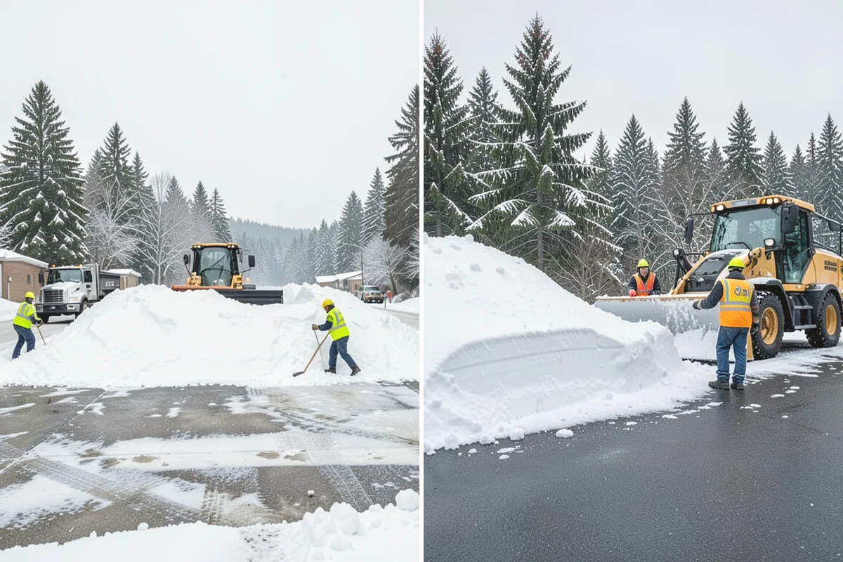 Skylight Snow Removal in La Conner, Skagit County, WA - Locate each skylight under the snow