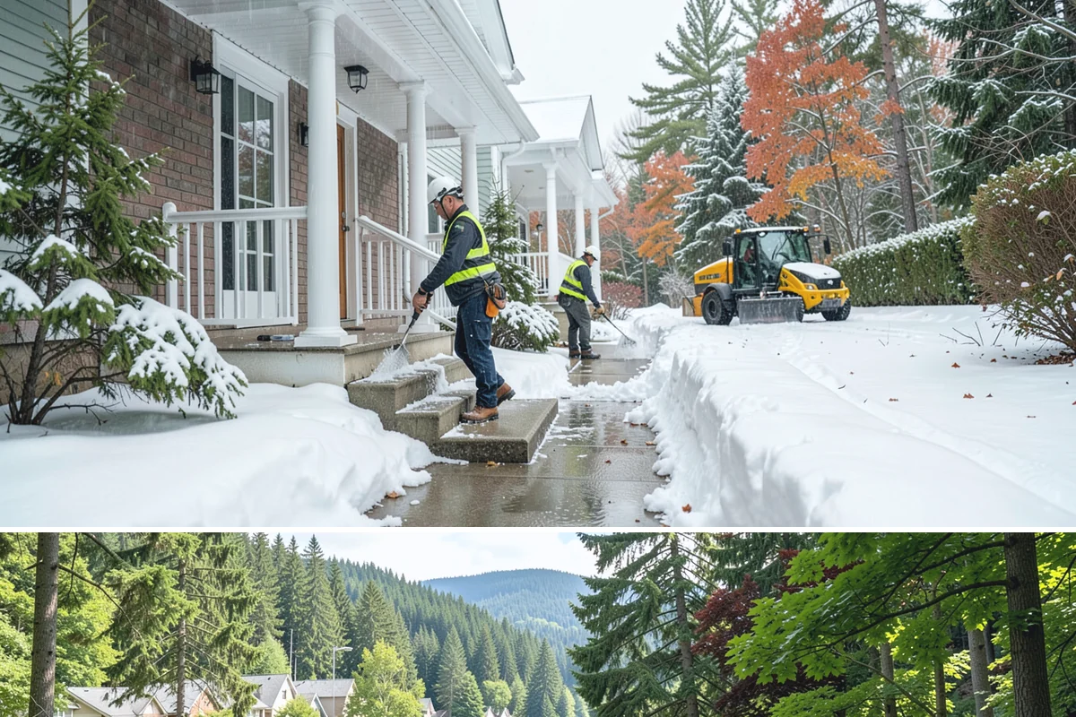 Skylight Snow Removal in Lake Forest Park, King County, WA - Skylight snow removal is important during heavy accumulations and rain-on-snow events that pile saturated weight over the glazing.