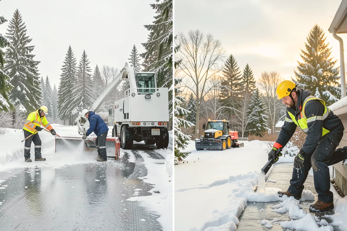 Skylight Snow Removal in Lynnwood, Snohomish County, WA - Locate each skylight under the snow