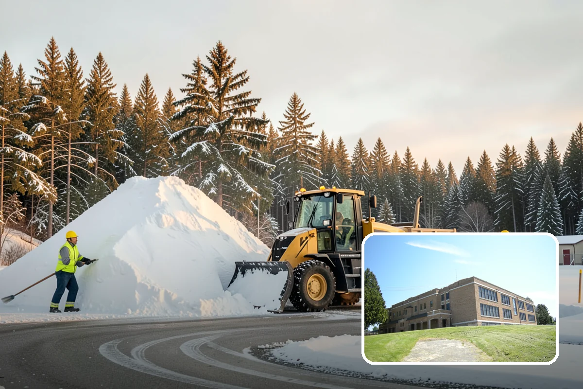 Skylight Snow Removal in Maple Valley, King County, WA - Protects fragile skylight glazing from cracking