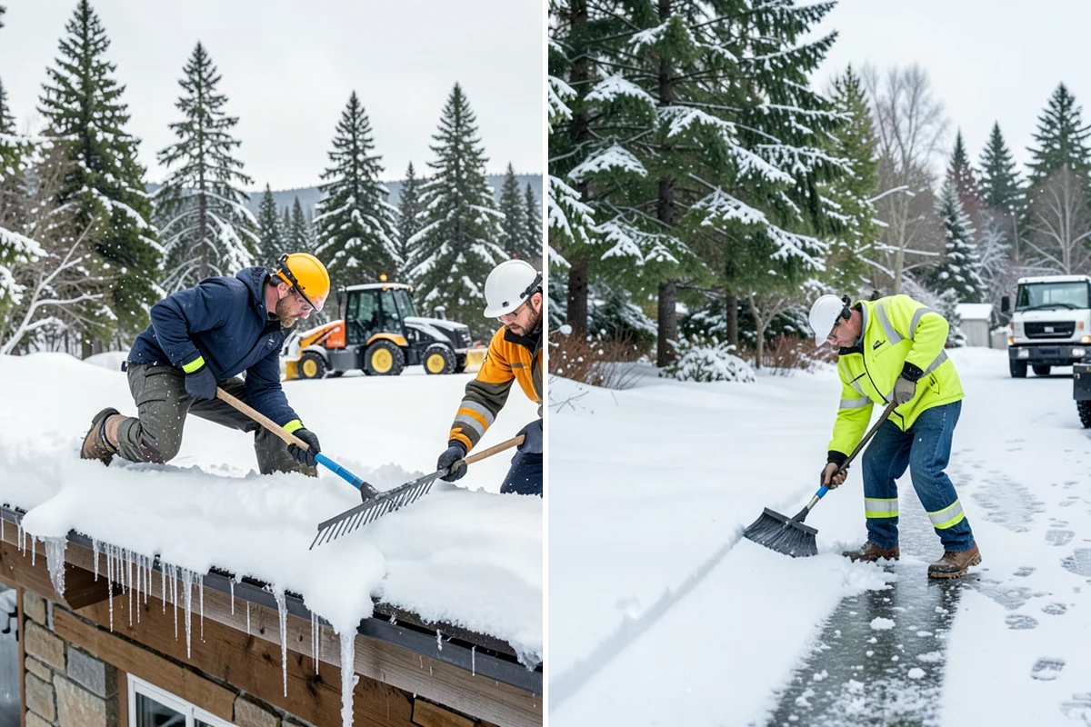 Skylight Snow Removal in Maple Valley, King County, WA - Locate each skylight under the snow