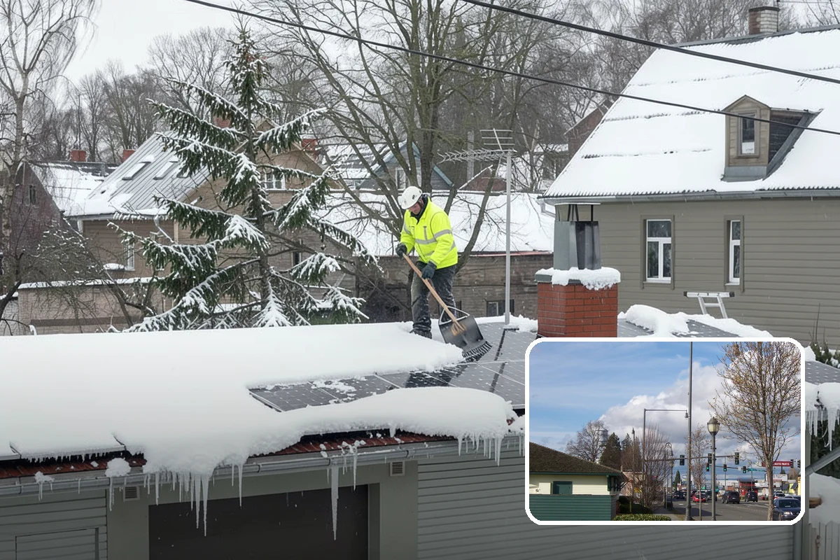 Skylight Snow Removal in Marysville, Snohomish County, WA - Protects fragile skylight glazing from cracking