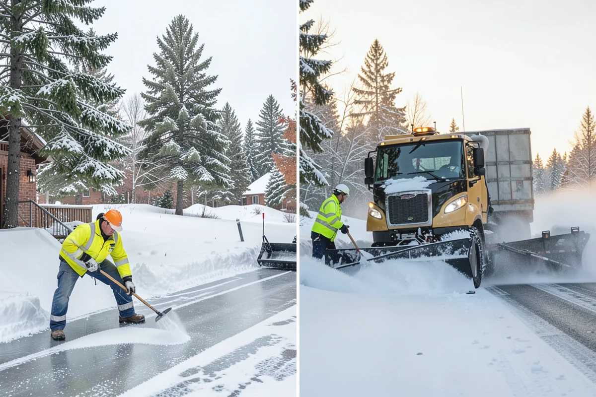 Skylight Snow Removal in Marysville, Snohomish County, WA - Locate each skylight under the snow