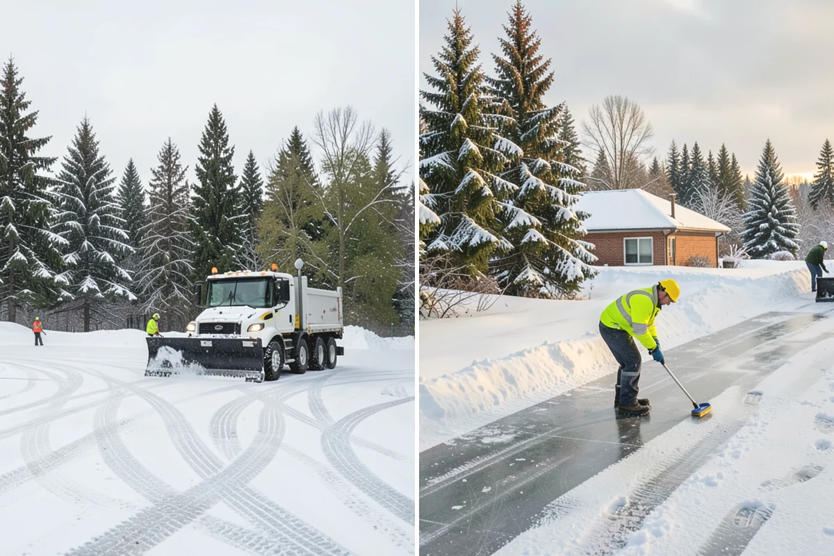 Skylight Snow Removal in Mill Creek, Snohomish County, WA - Locate each skylight under the snow