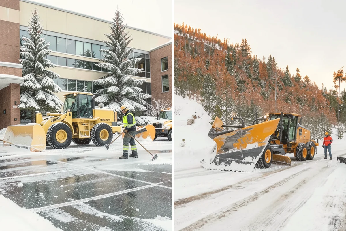 Skylight Snow Removal in Milton, King County, WA - Locate each skylight under the snow