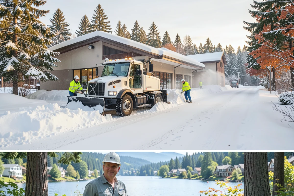 Skylight Snow Removal in Milton, King County, WA - Skylight snow removal is important during heavy accumulations and rain-on-snow events that pile saturated weight over the glazing.