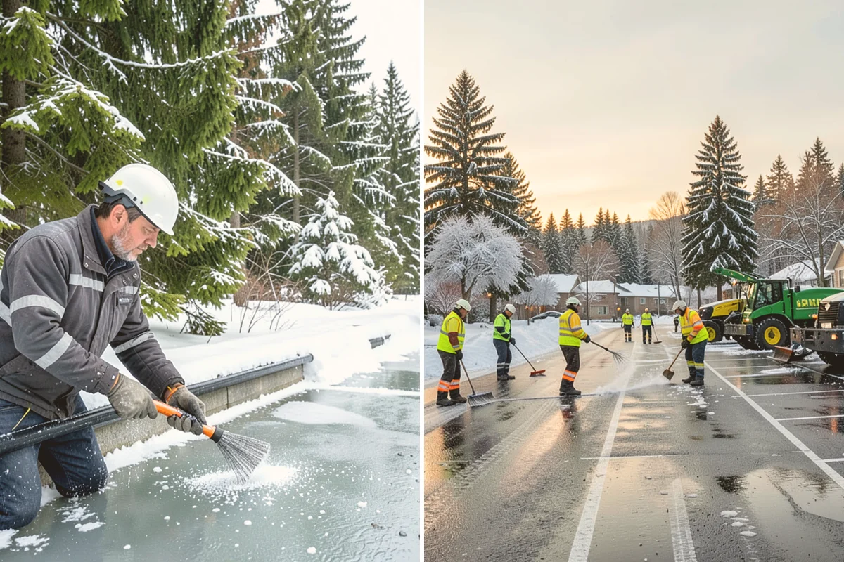 Skylight Snow Removal in Mount Vernon, Skagit County, WA - Locate each skylight under the snow