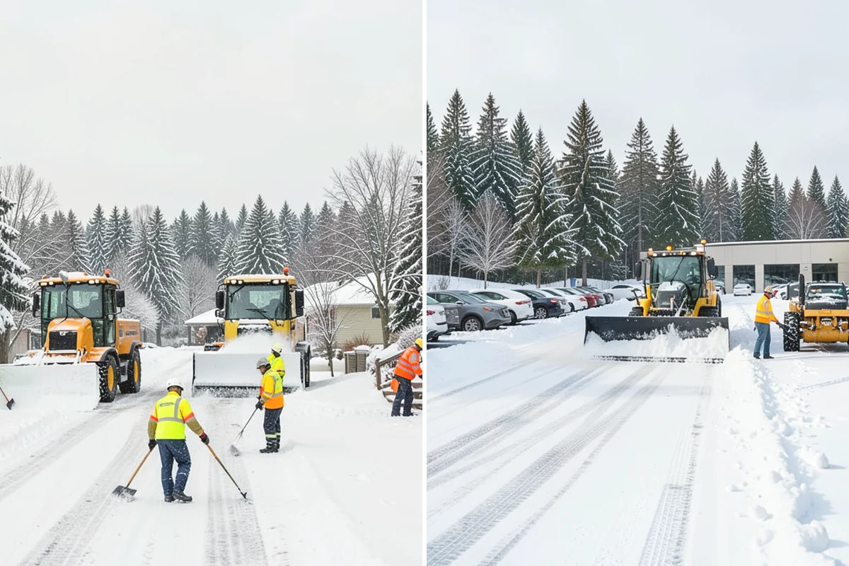 Skylight Snow Removal in North Bend, King County, WA - Locate each skylight under the snow