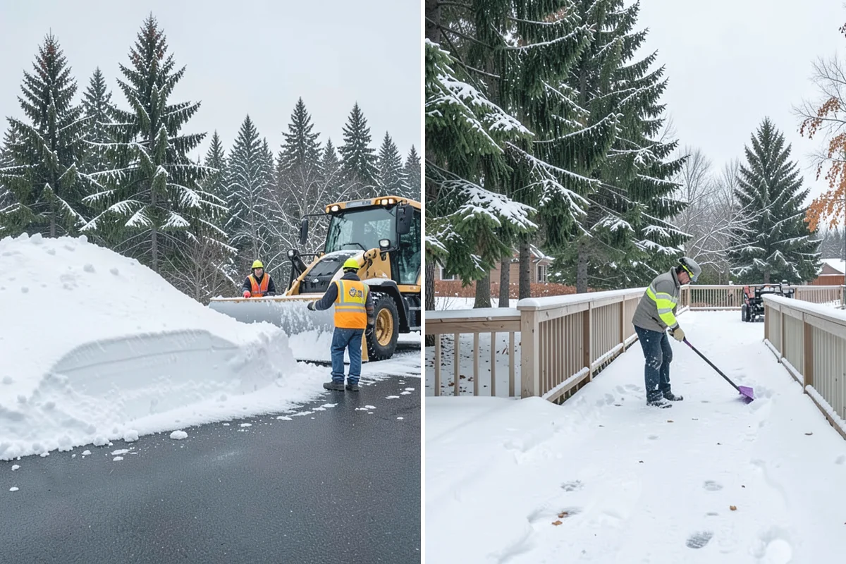 Skylight Snow Removal in Redmond, King County, WA - Locate each skylight under the snow
