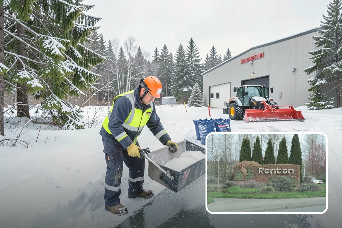 Skylight Snow Removal in Renton, King County, WA - Protects fragile skylight glazing from cracking