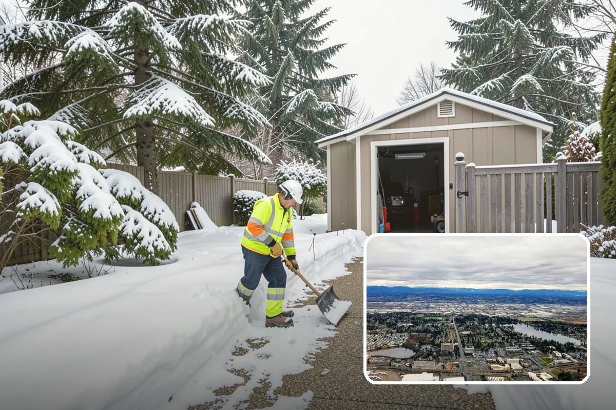 Skylight Snow Removal in SeaTac, King County, WA - Protects fragile skylight glazing from cracking