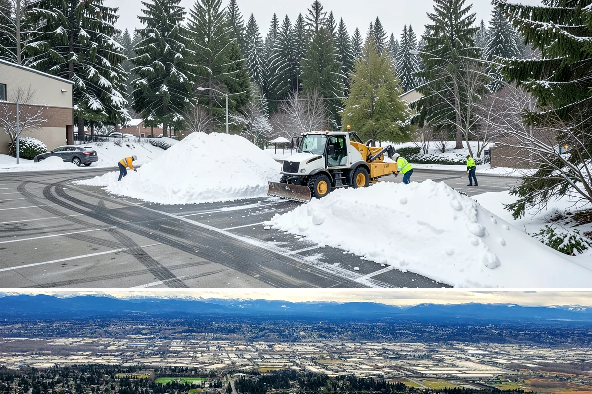 Skylight Snow Removal in SeaTac, King County, WA - Skylight snow removal is important during heavy accumulations and rain-on-snow events that pile saturated weight over the glazing.