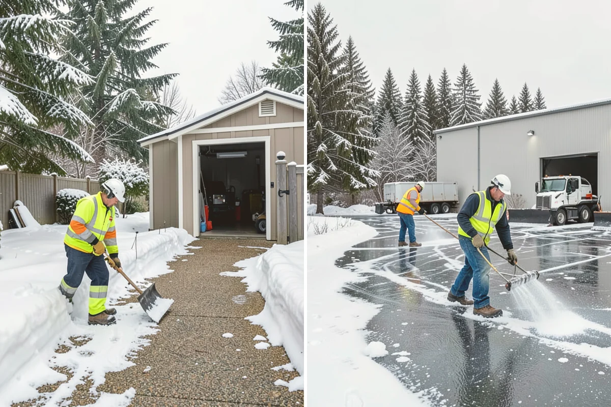 Skylight Snow Removal in Stanwood, Snohomish County, WA - Locate each skylight under the snow