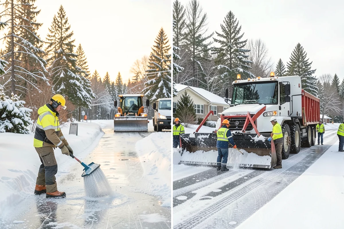 Skylight Snow Removal in Steilacoom, Pierce County, WA - Locate each skylight under the snow