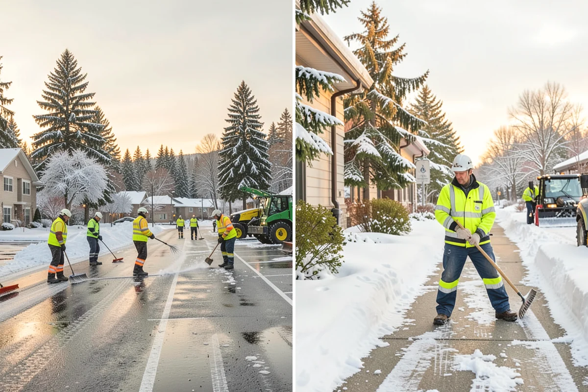 Skylight Snow Removal in Tukwila, King County, WA - Locate each skylight under the snow