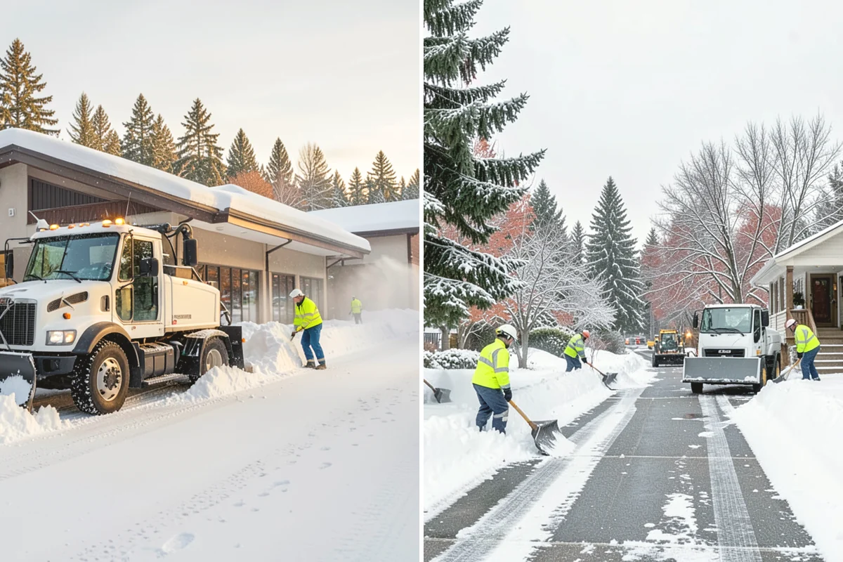 Skylight Snow Removal in University Place, Pierce County, WA - Locate each skylight under the snow