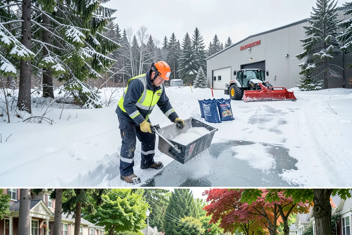 Slip Hazard Treatment in Beaux Arts Village, King County, WA - Slip hazard treatment is in steady demand from November through February whenever Puget Sound daytime melt refreezes into...
