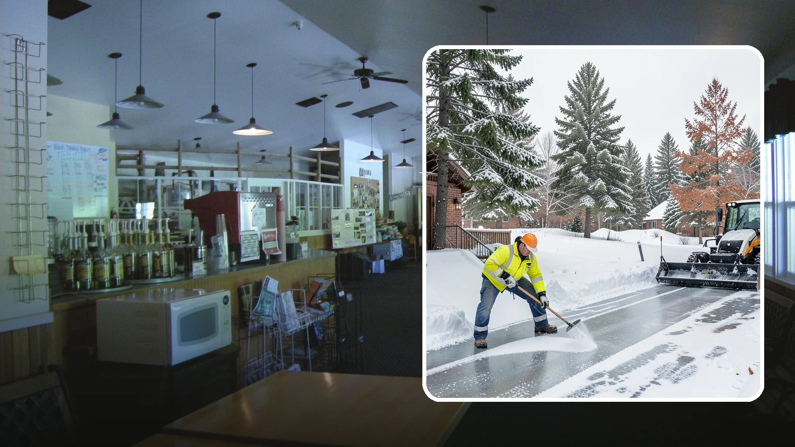 Slip Hazard Treatment in Black Diamond, King County, WA - Slip hazard treatment restores safe traction on the icy entrances, ramps, and walkways where Western Washington falls most often...