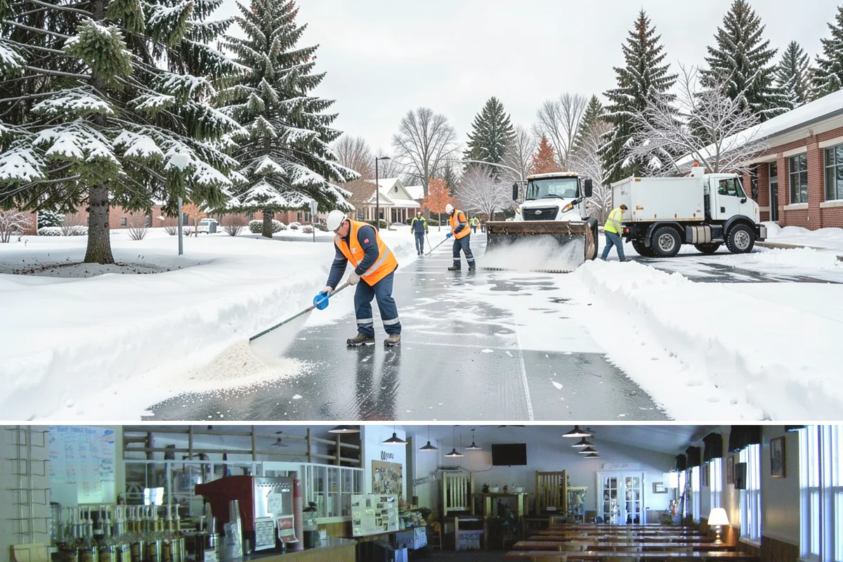 Slip Hazard Treatment in Black Diamond, King County, WA - Slip hazard treatment is in steady demand from November through February whenever Puget Sound daytime melt refreezes into...