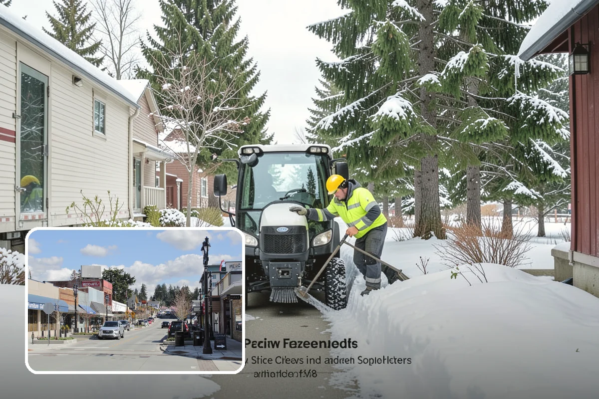Slip Hazard Treatment in Bothell, King County, WA - Restores grip exactly where pedestrians slip and fall most