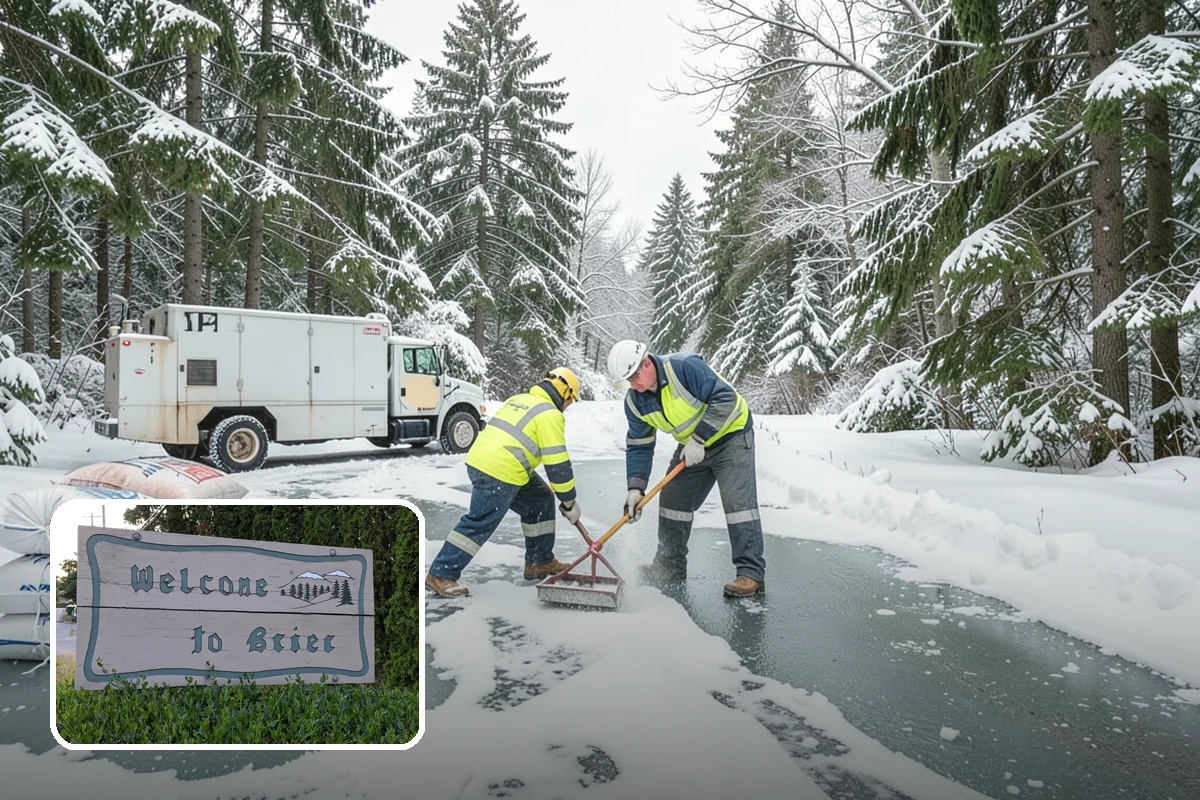 Slip Hazard Treatment in Brier, Snohomish County, WA - Restores grip exactly where pedestrians slip and fall most