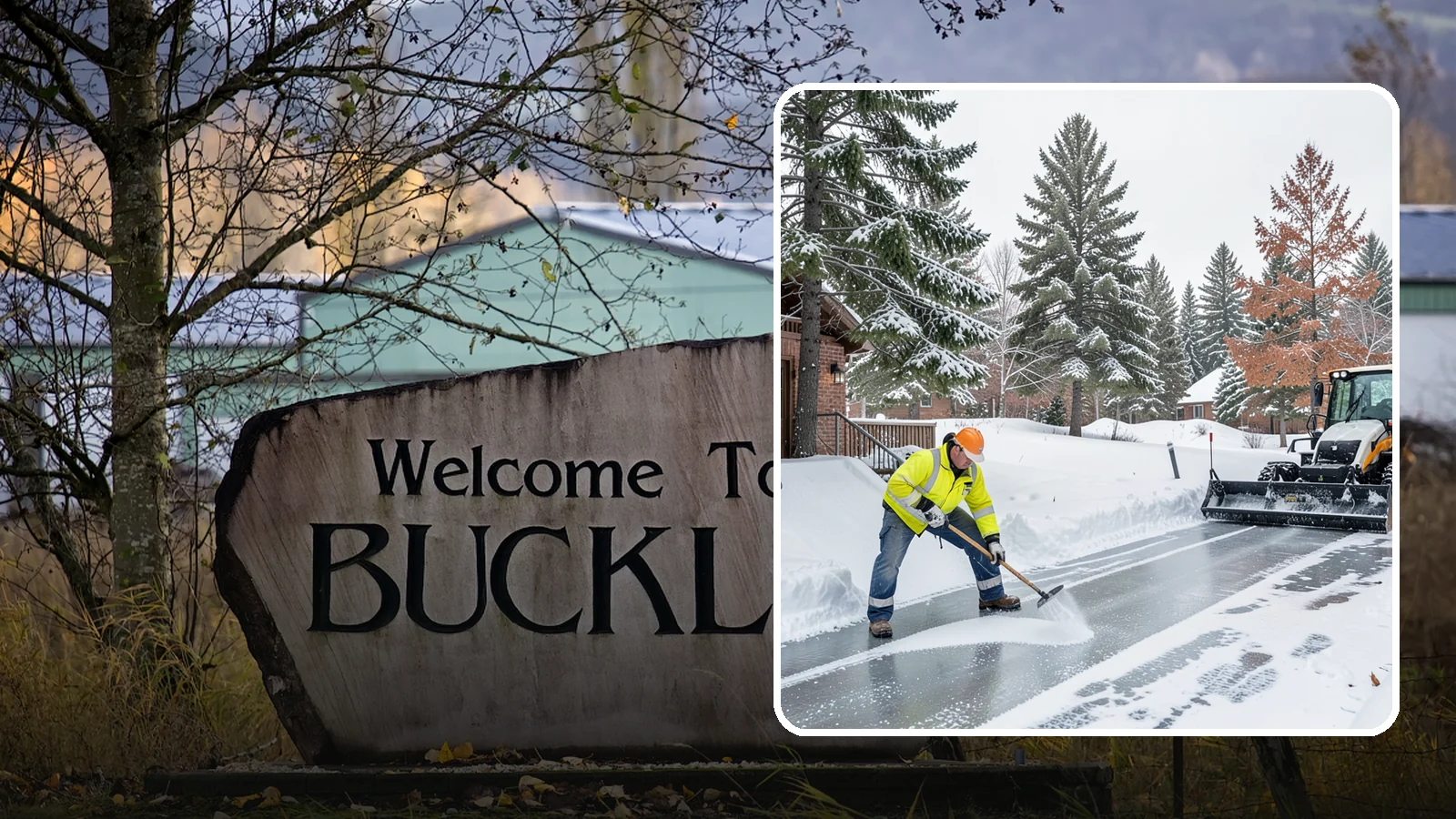Slip Hazard Treatment in Buckley, Pierce County, WA - Slip hazard treatment restores safe traction on the icy entrances, ramps, and walkways where Western Washington falls most often...
