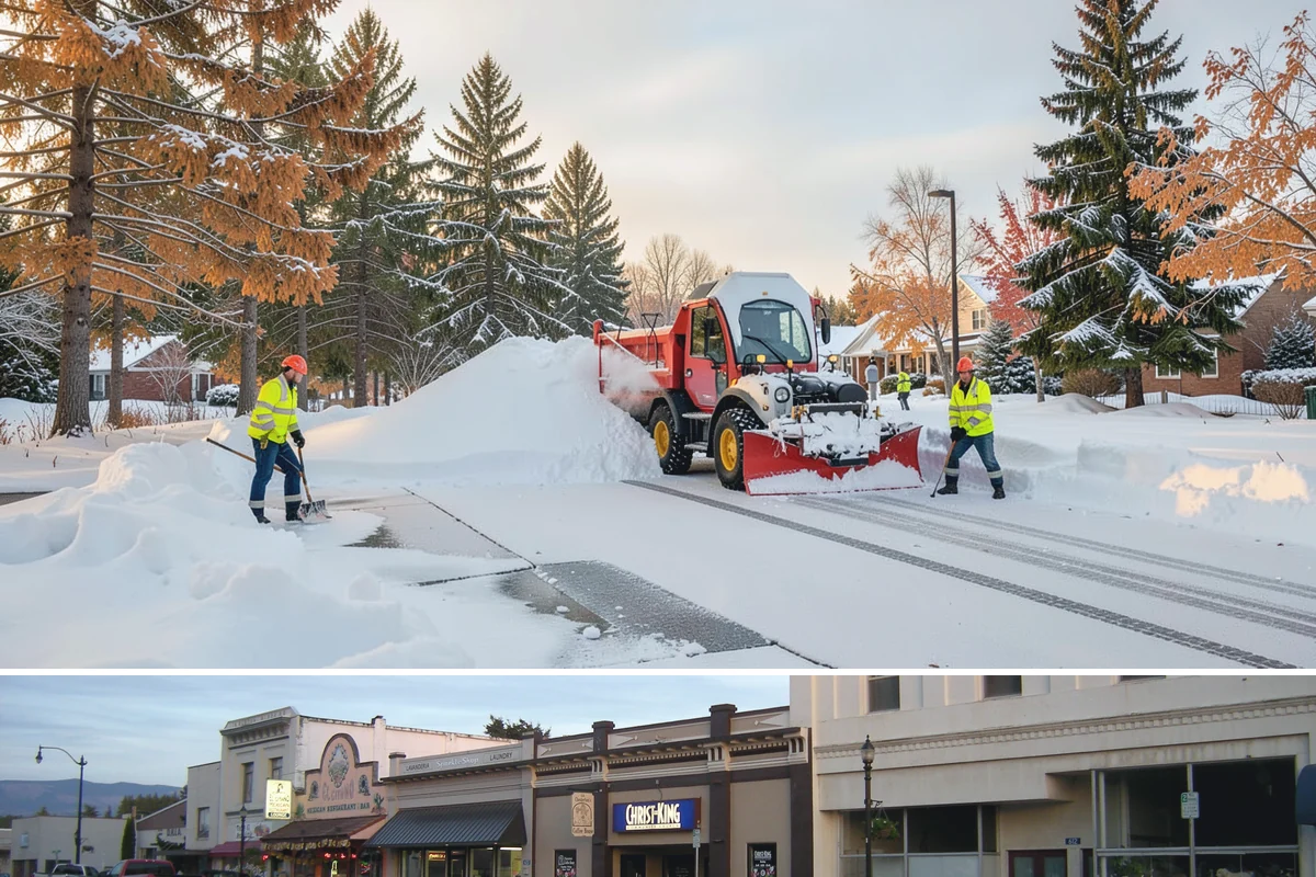 Slip Hazard Treatment in Burlington, Skagit County, WA - Slip hazard treatment is in steady demand from November through February whenever Puget Sound daytime melt refreezes into...