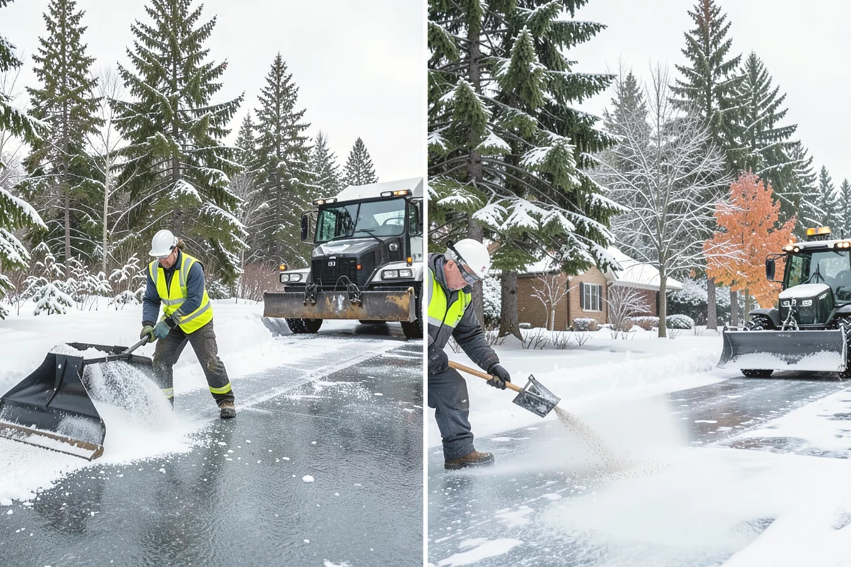 Slip Hazard Treatment in Carnation, King County, WA - Inspect entrances, ramps, and walkways for glaze and refreeze