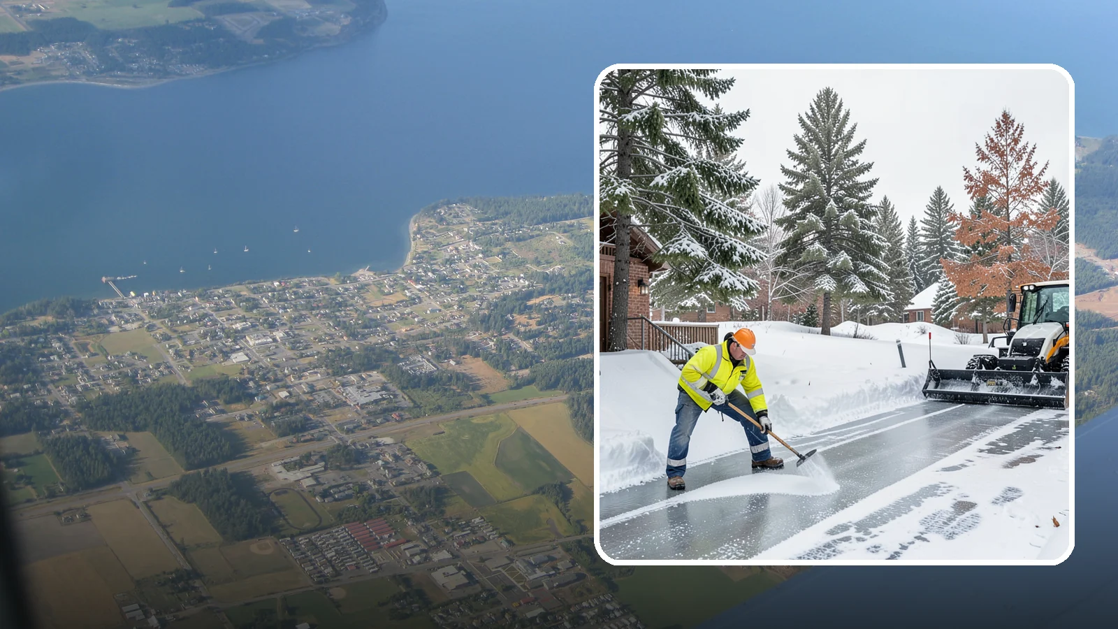 Slip Hazard Treatment in Coupeville, Island County, WA - Slip hazard treatment restores safe traction on the icy entrances, ramps, and walkways where Western Washington falls most often...