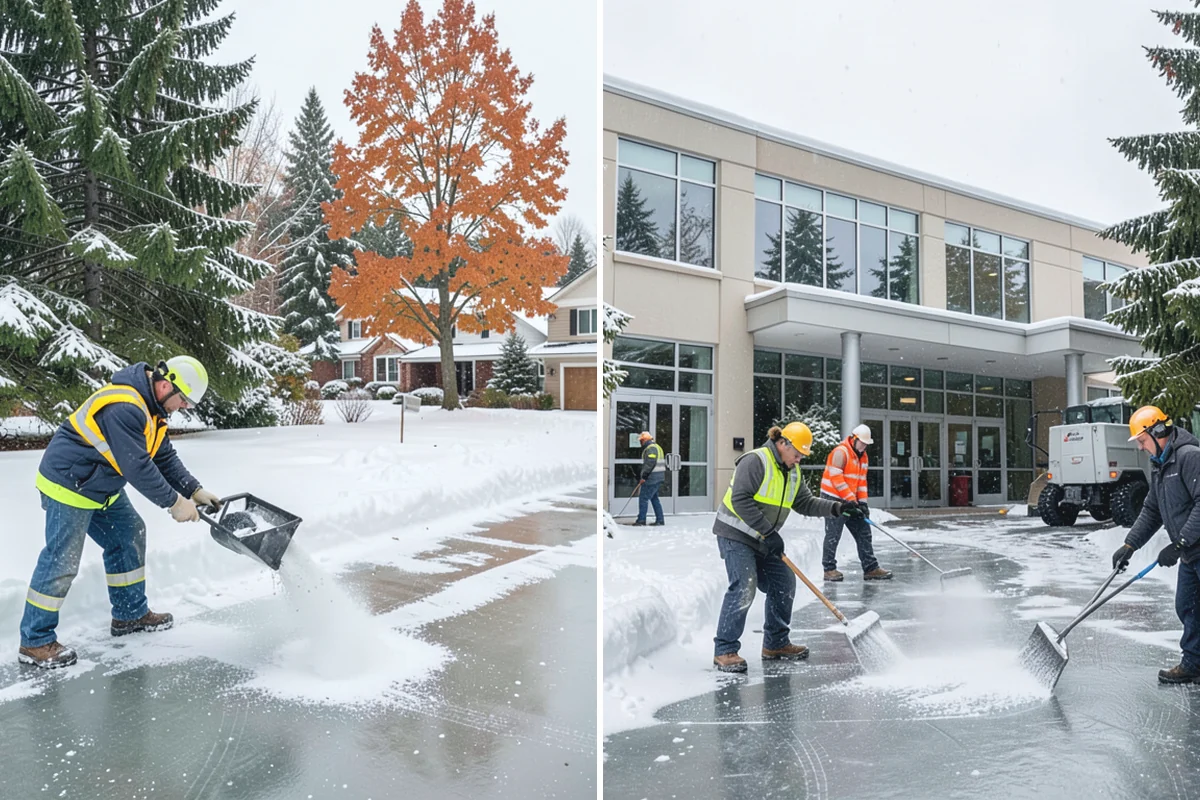 Slip Hazard Treatment in Coupeville, Island County, WA - Inspect entrances, ramps, and walkways for glaze and refreeze