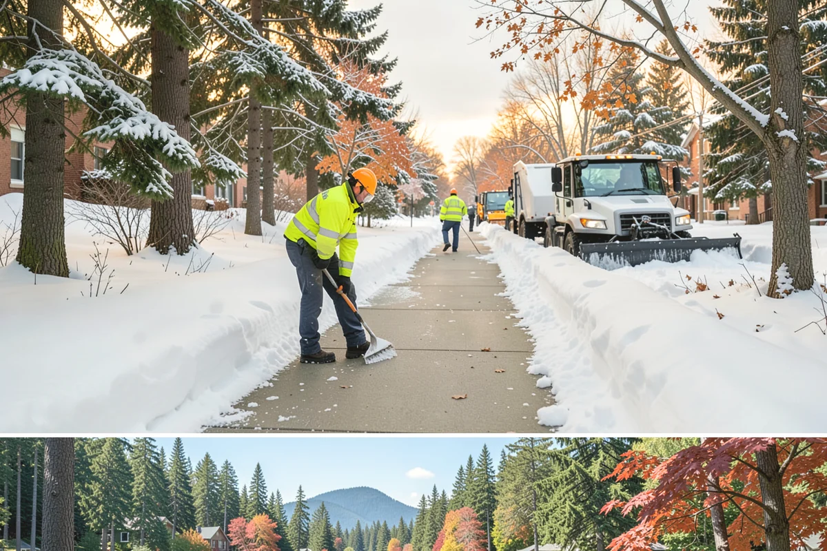 Slip Hazard Treatment in Covington, King County, WA - Slip hazard treatment is in steady demand from November through February whenever Puget Sound daytime melt refreezes into...