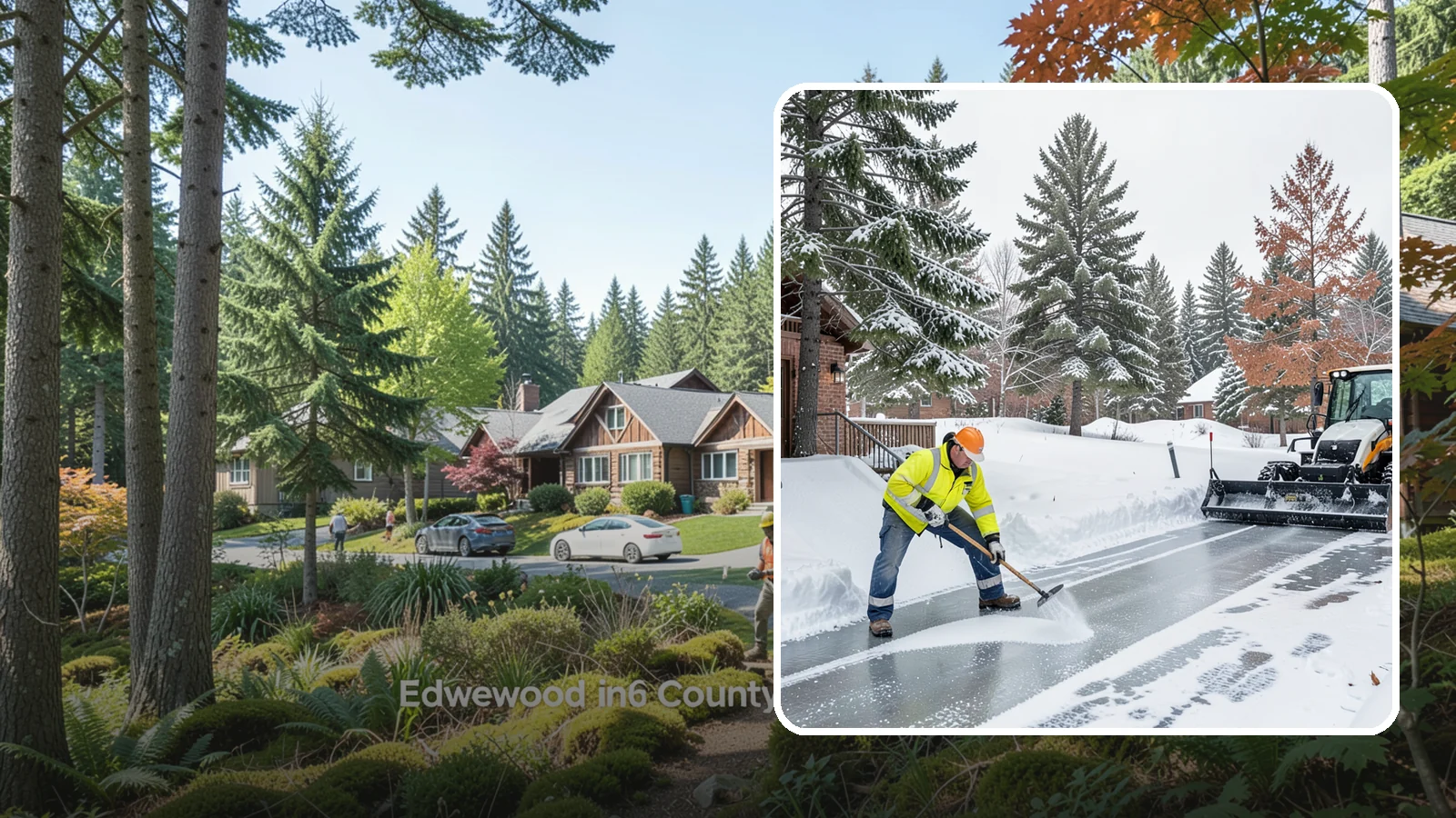 Slip Hazard Treatment in Edgewood, Pierce County, WA - Slip hazard treatment restores safe traction on the icy entrances, ramps, and walkways where Western Washington falls most often...