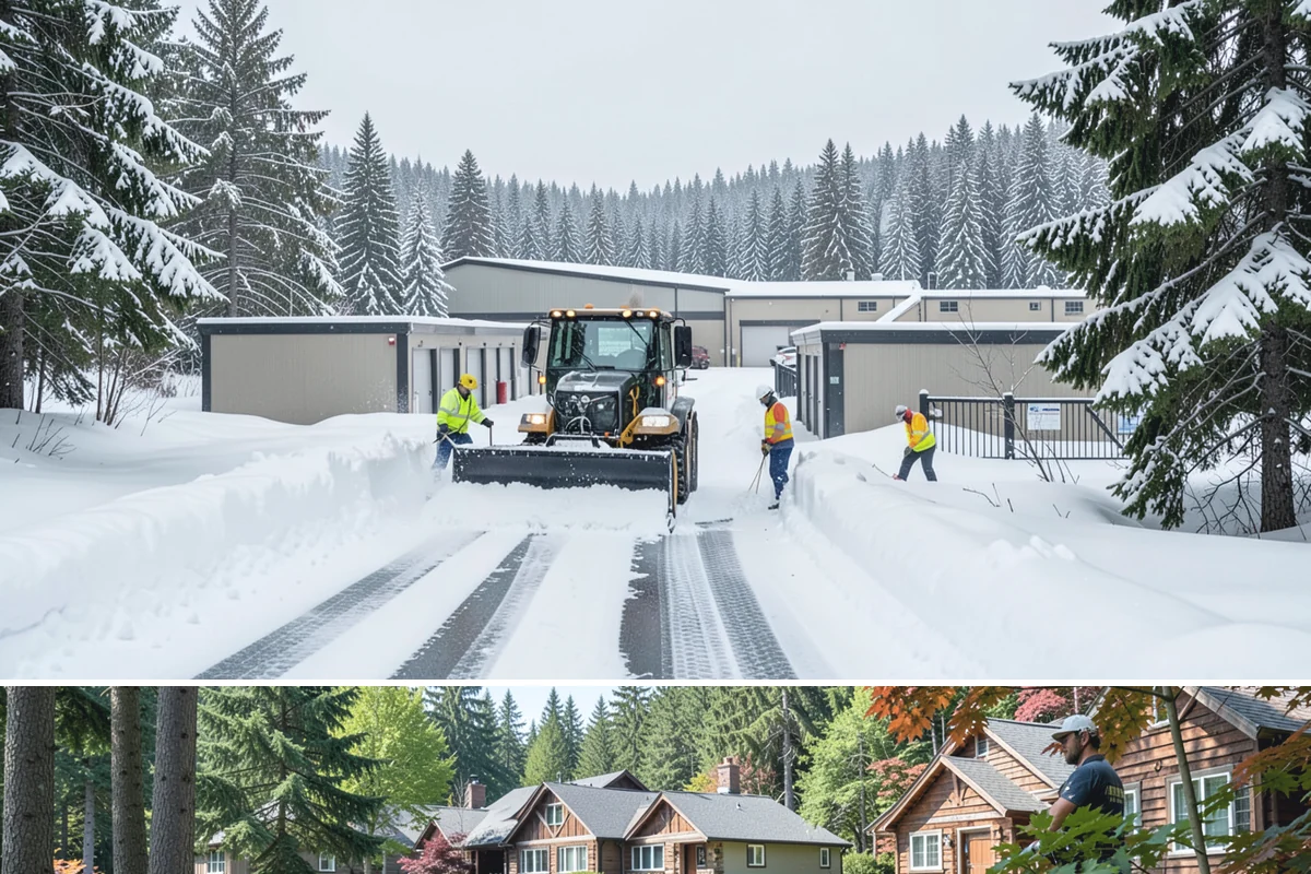 Slip Hazard Treatment in Edgewood, Pierce County, WA - Slip hazard treatment is in steady demand from November through February whenever Puget Sound daytime melt refreezes into...