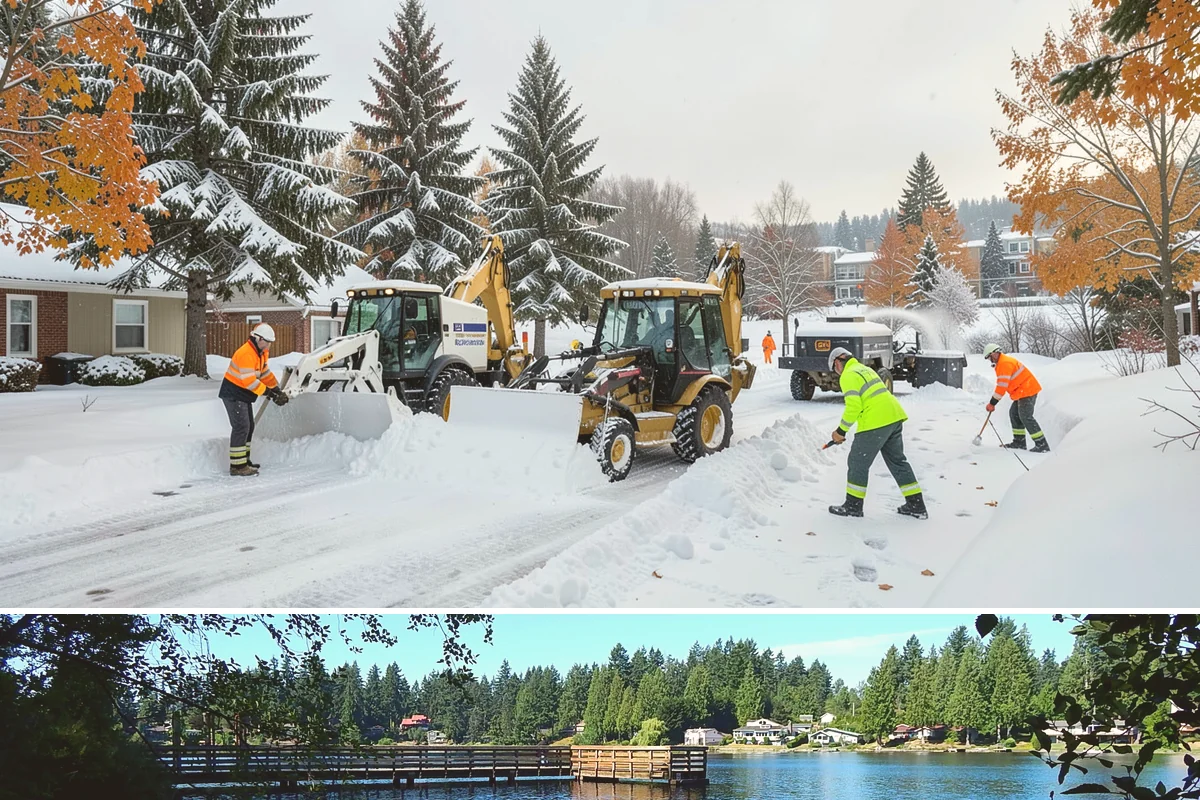 Slip Hazard Treatment in Federal Way, King County, WA - Slip hazard treatment is in steady demand from November through February whenever Puget Sound daytime melt refreezes into...