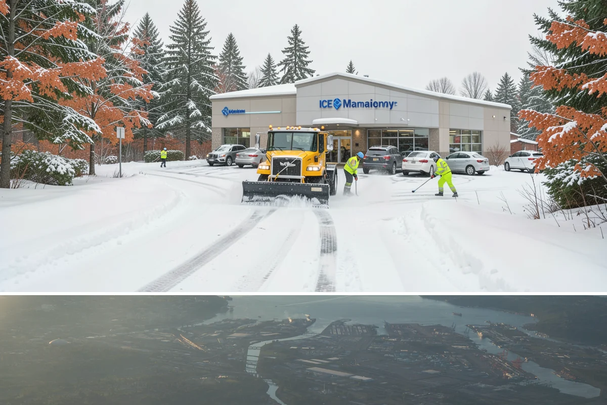 Slip Hazard Treatment in Fife, Pierce County, WA - Slip hazard treatment is in steady demand from November through February whenever Puget Sound daytime melt refreezes into...