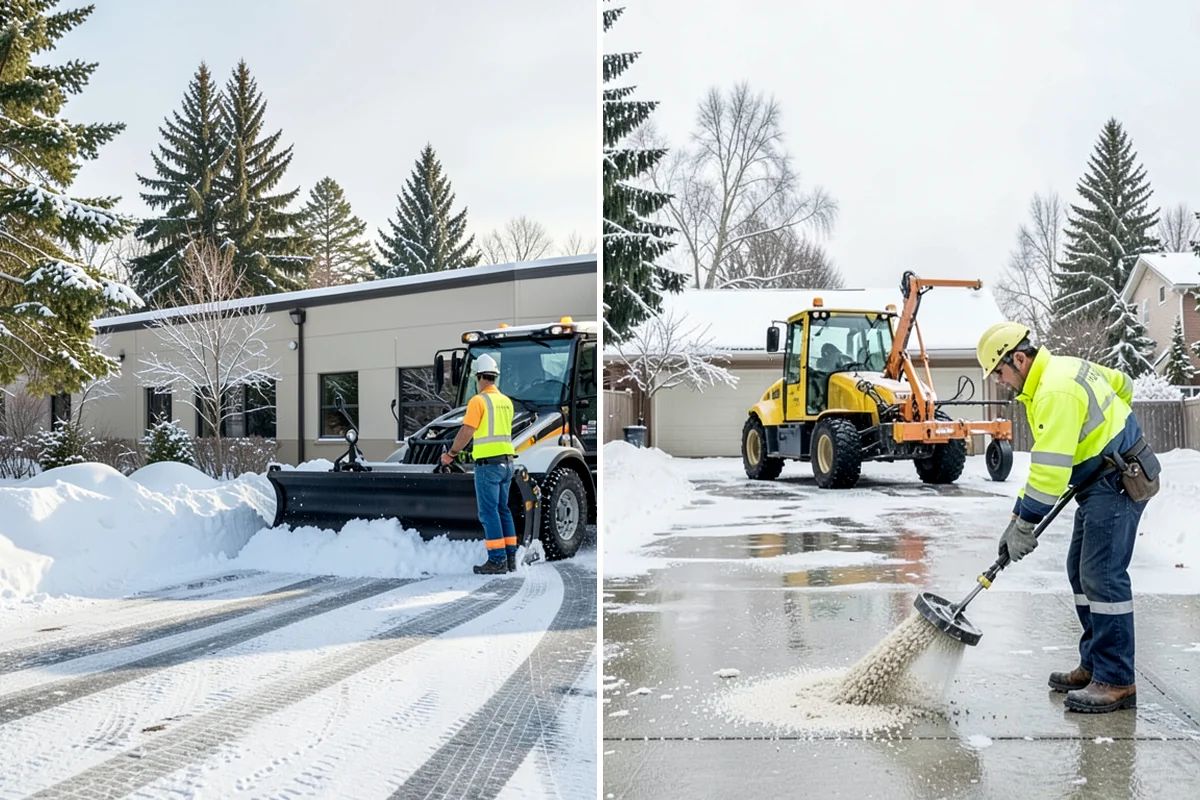 Slip Hazard Treatment in Fircrest, Pierce County, WA - Inspect entrances, ramps, and walkways for glaze and refreeze