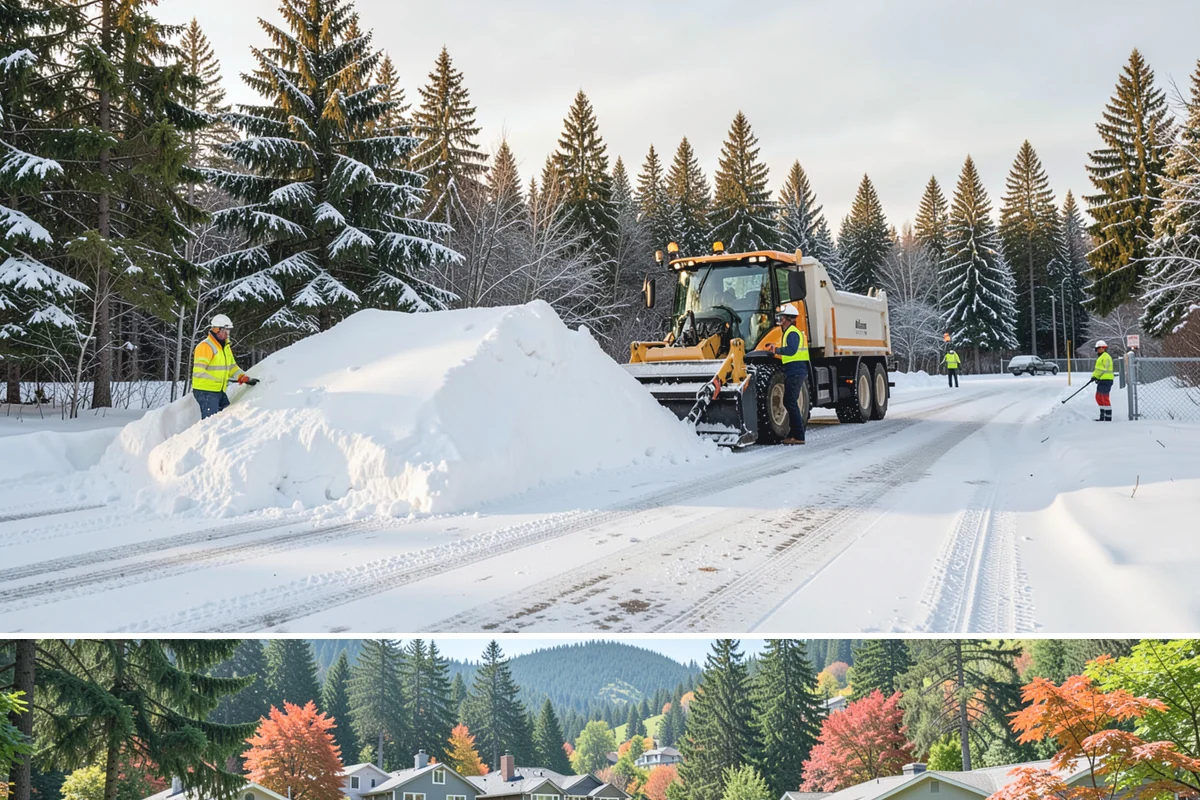Slip Hazard Treatment in Fircrest, Pierce County, WA - Slip hazard treatment is in steady demand from November through February whenever Puget Sound daytime melt refreezes into...