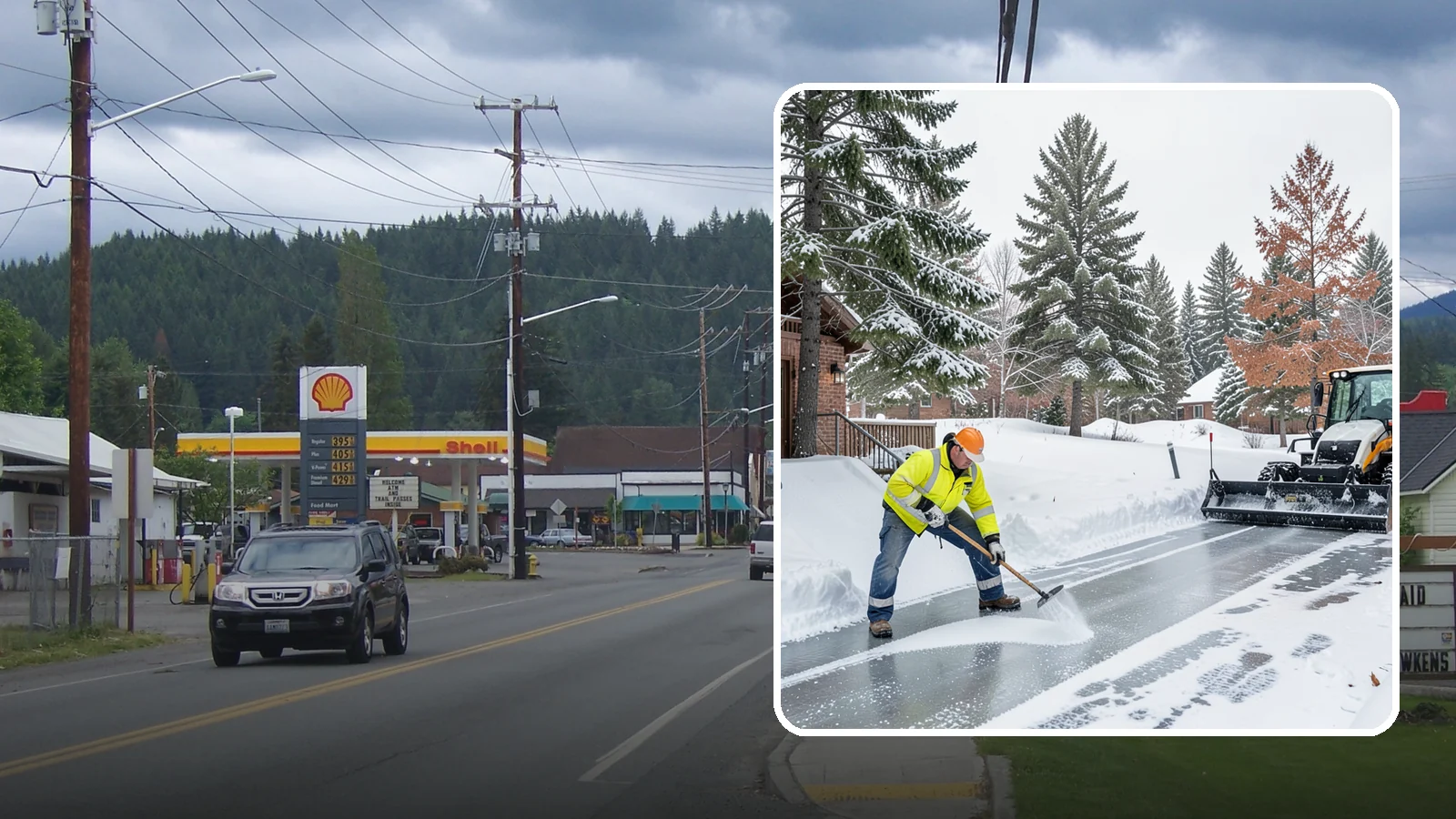 Slip Hazard Treatment in Granite Falls, Snohomish County, WA - Slip hazard treatment restores safe traction on the icy entrances, ramps, and walkways where Western Washington falls most often...