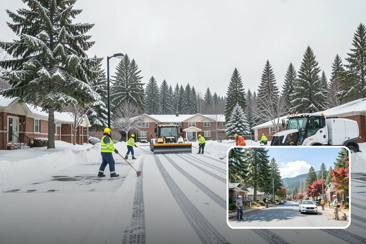 Slip Hazard Treatment in Hunts Point, King County, WA - Restores grip exactly where pedestrians slip and fall most