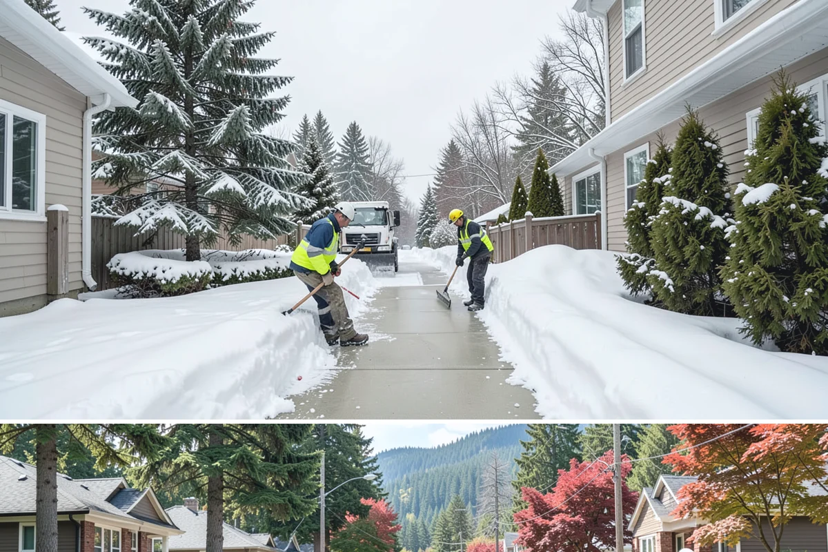 Slip Hazard Treatment in Hunts Point, King County, WA - Slip hazard treatment is in steady demand from November through February whenever Puget Sound daytime melt refreezes into...