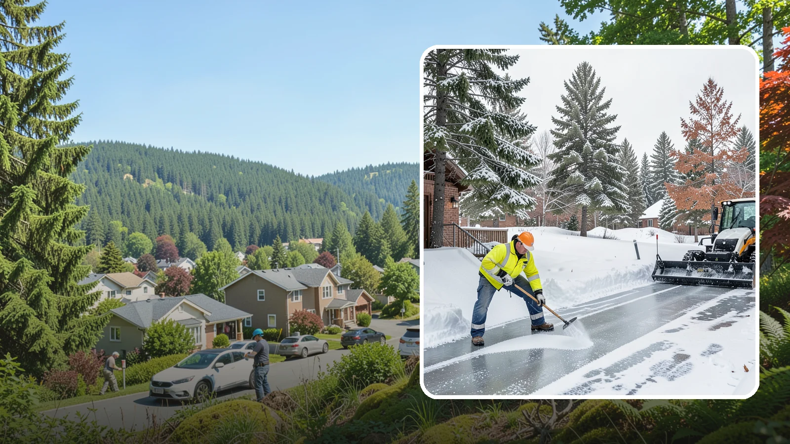 Slip Hazard Treatment in Index, Snohomish County, WA - Slip hazard treatment restores safe traction on the icy entrances, ramps, and walkways where Western Washington falls most often...