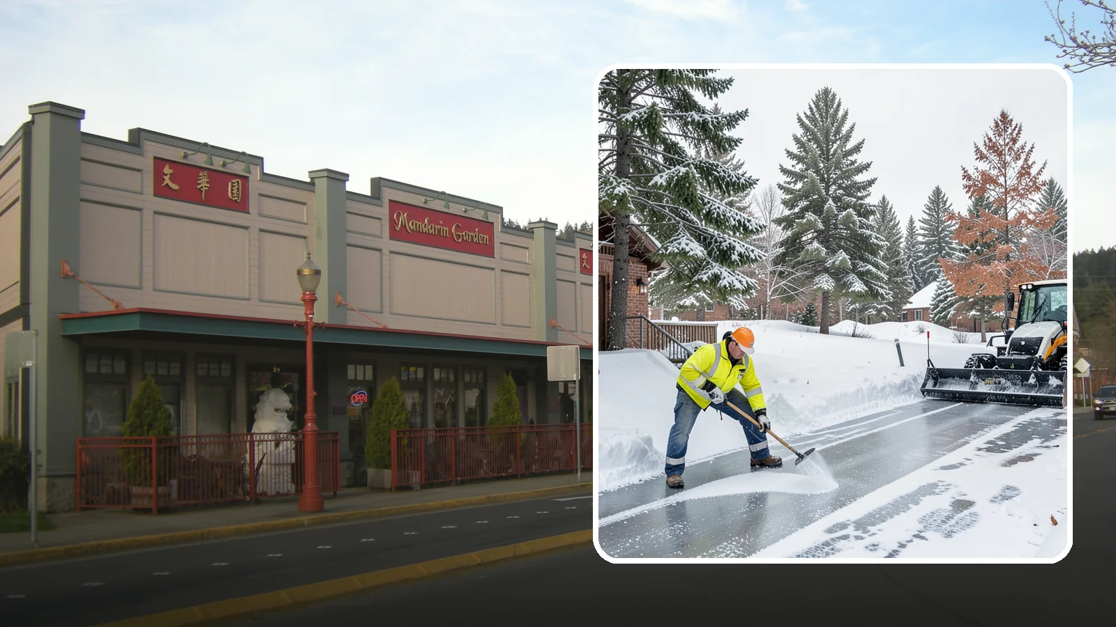 Slip Hazard Treatment in Issaquah, King County, WA - Slip hazard treatment restores safe traction on the icy entrances, ramps, and walkways where Western Washington falls most often...