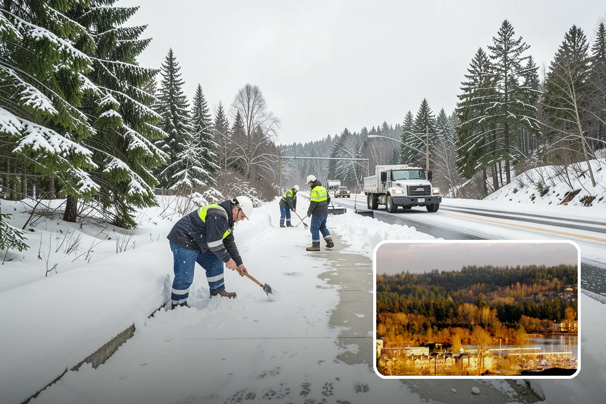 Slip Hazard Treatment in Kenmore, King County, WA - Restores grip exactly where pedestrians slip and fall most