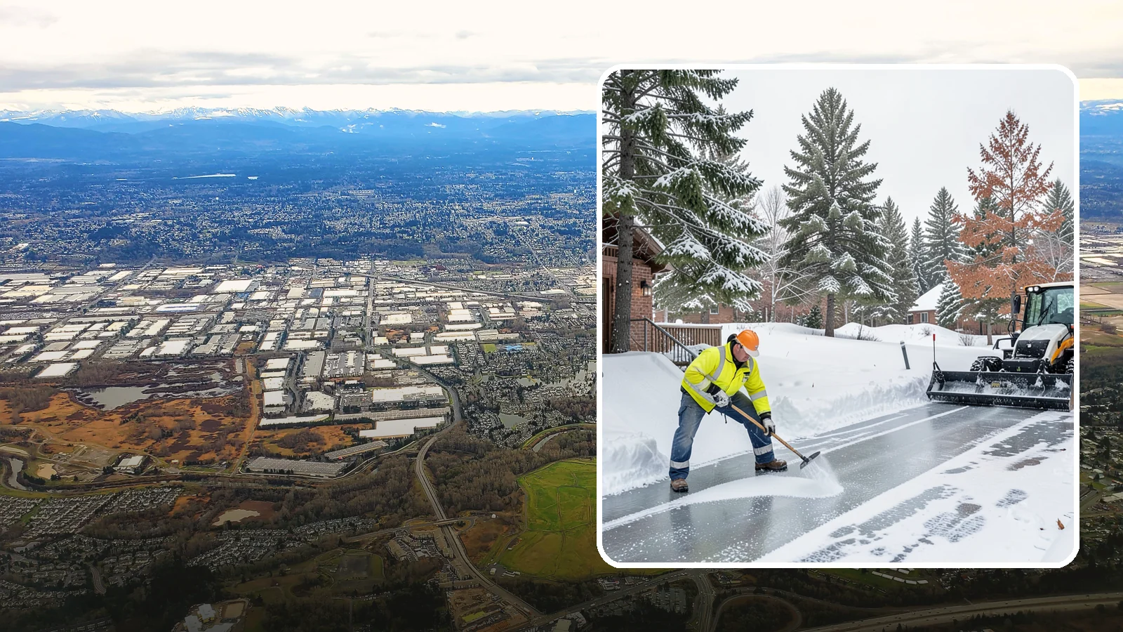 Slip Hazard Treatment in Kent, King County, WA - Slip hazard treatment restores safe traction on the icy entrances, ramps, and walkways where Western Washington falls most often...