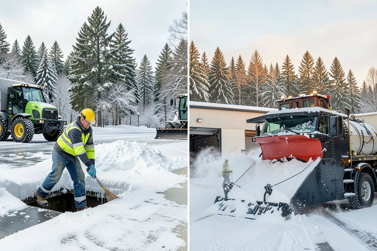 Slip Hazard Treatment in Lake Forest Park, King County, WA - Inspect entrances, ramps, and walkways for glaze and refreeze