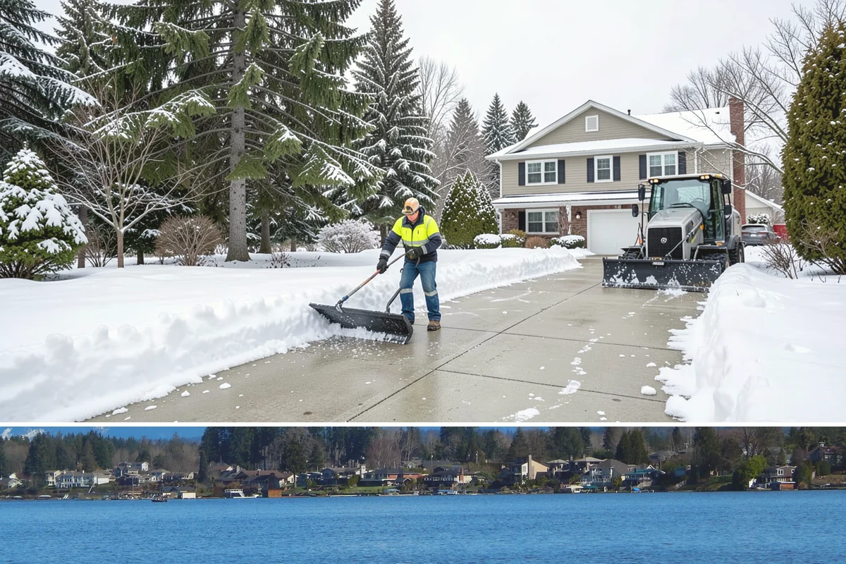 Slip Hazard Treatment in Lake Stevens, Snohomish County, WA - Slip hazard treatment is in steady demand from November through February whenever Puget Sound daytime melt refreezes into...
