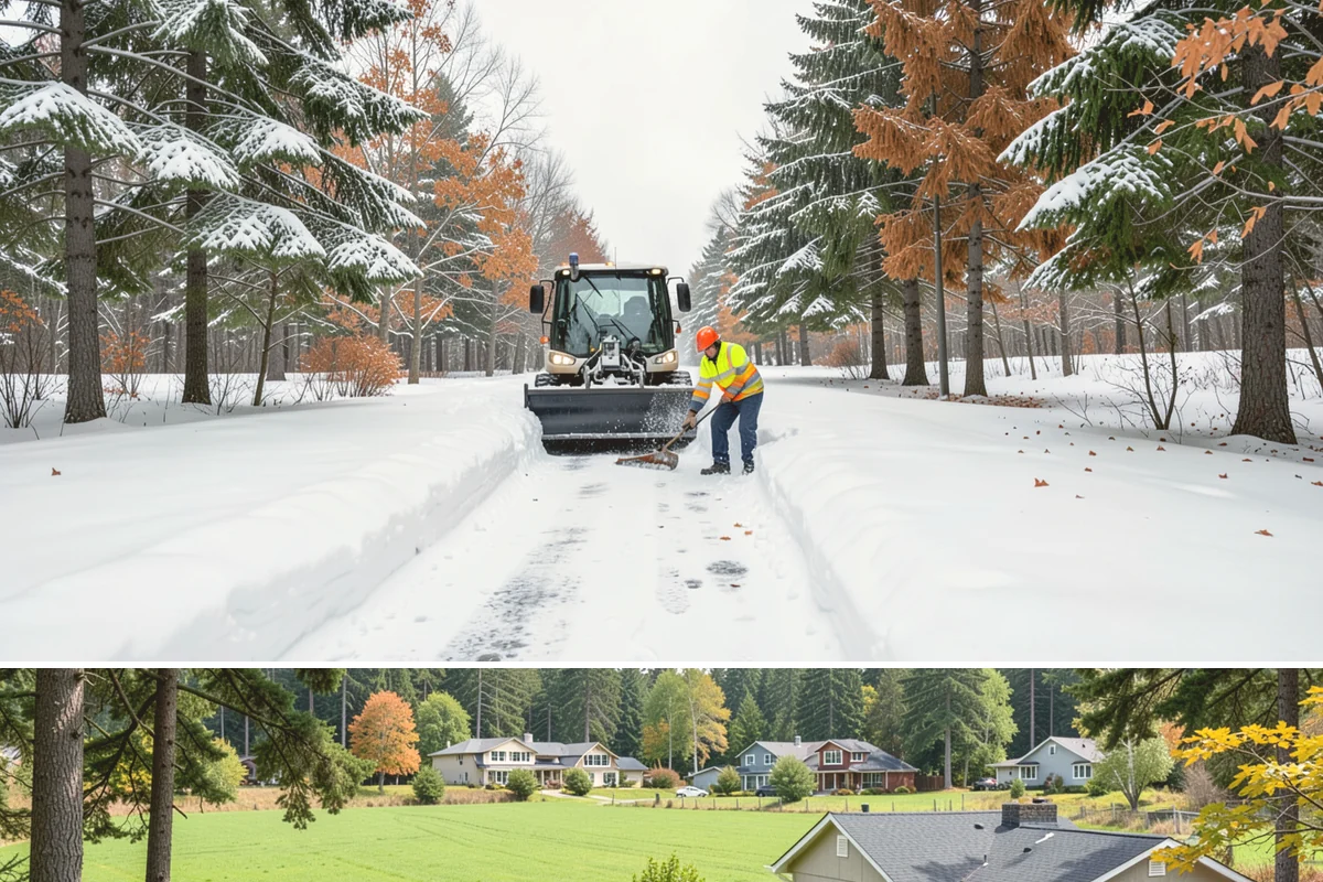 Slip Hazard Treatment in Lyman, Skagit County, WA - Slip hazard treatment is in steady demand from November through February whenever Puget Sound daytime melt refreezes into...