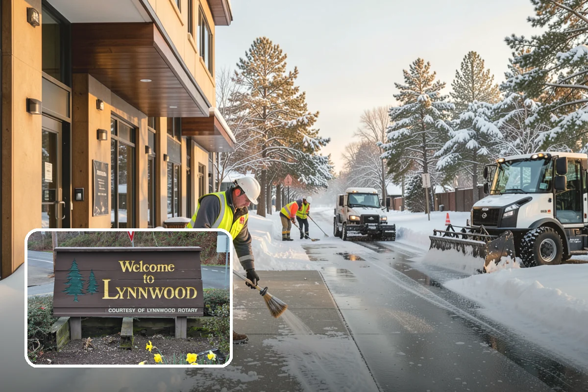 Slip Hazard Treatment in Lynnwood, Snohomish County, WA - Restores grip exactly where pedestrians slip and fall most