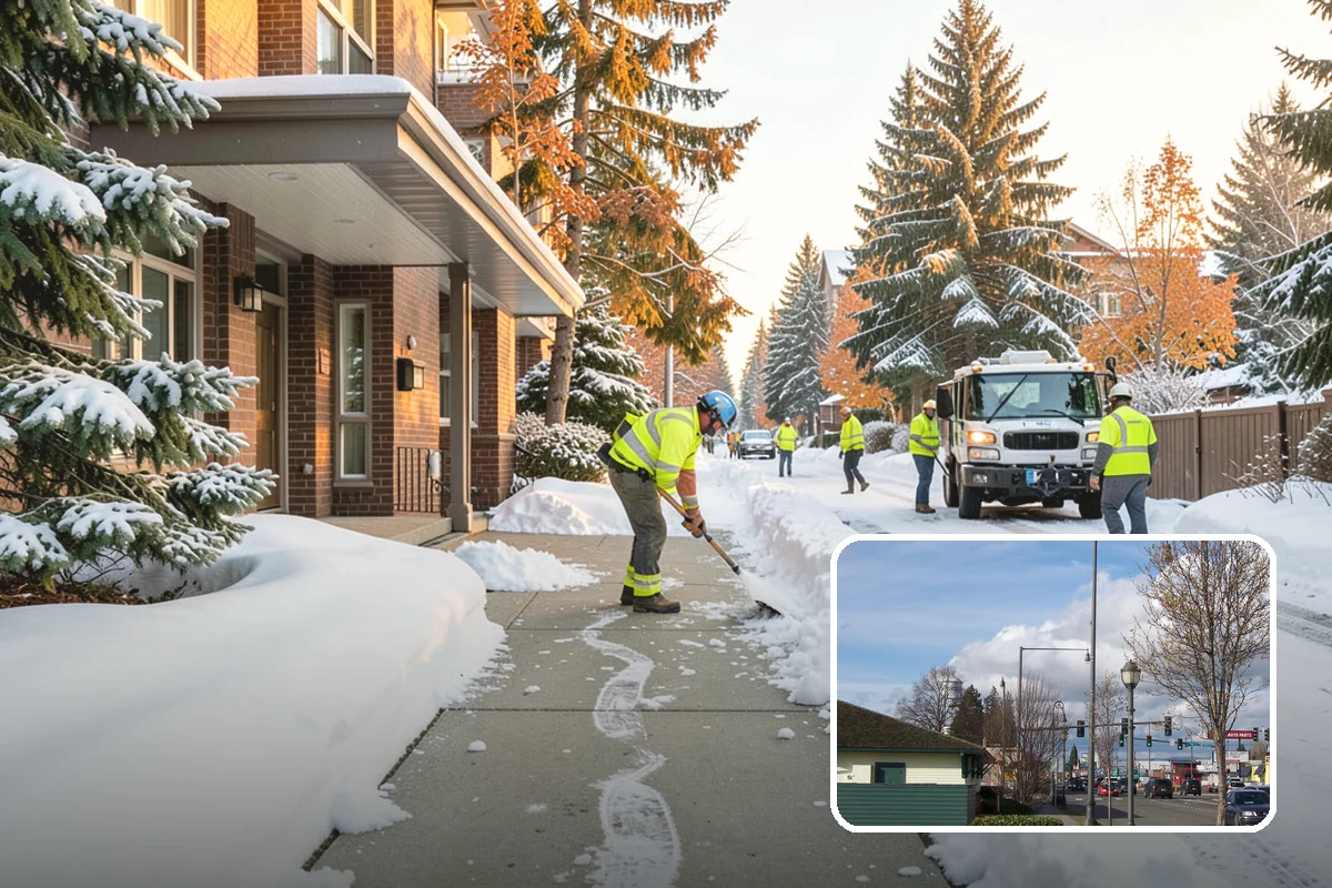 Slip Hazard Treatment in Marysville, Snohomish County, WA - Restores grip exactly where pedestrians slip and fall most