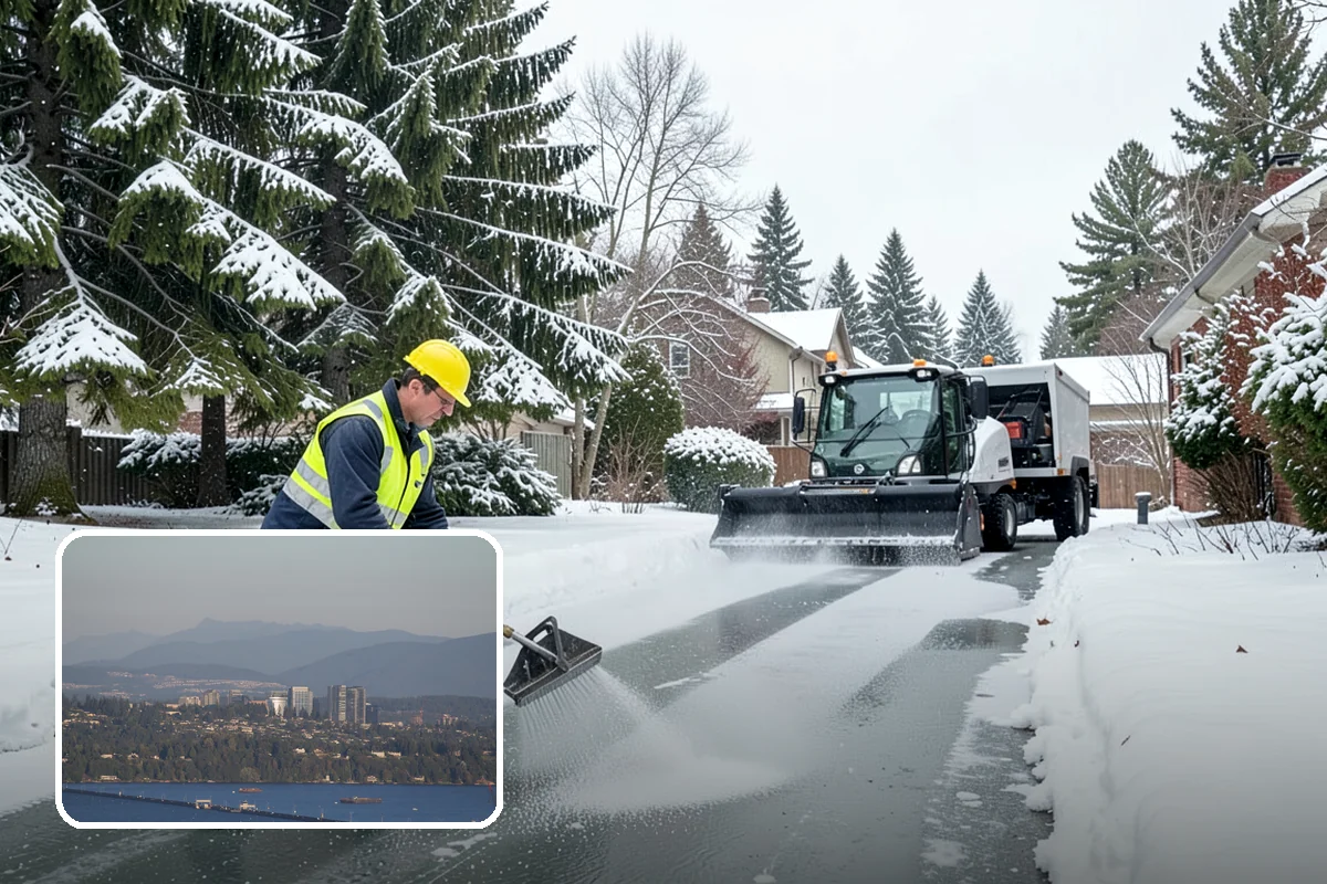 Slip Hazard Treatment in Medina, King County, WA - Restores grip exactly where pedestrians slip and fall most